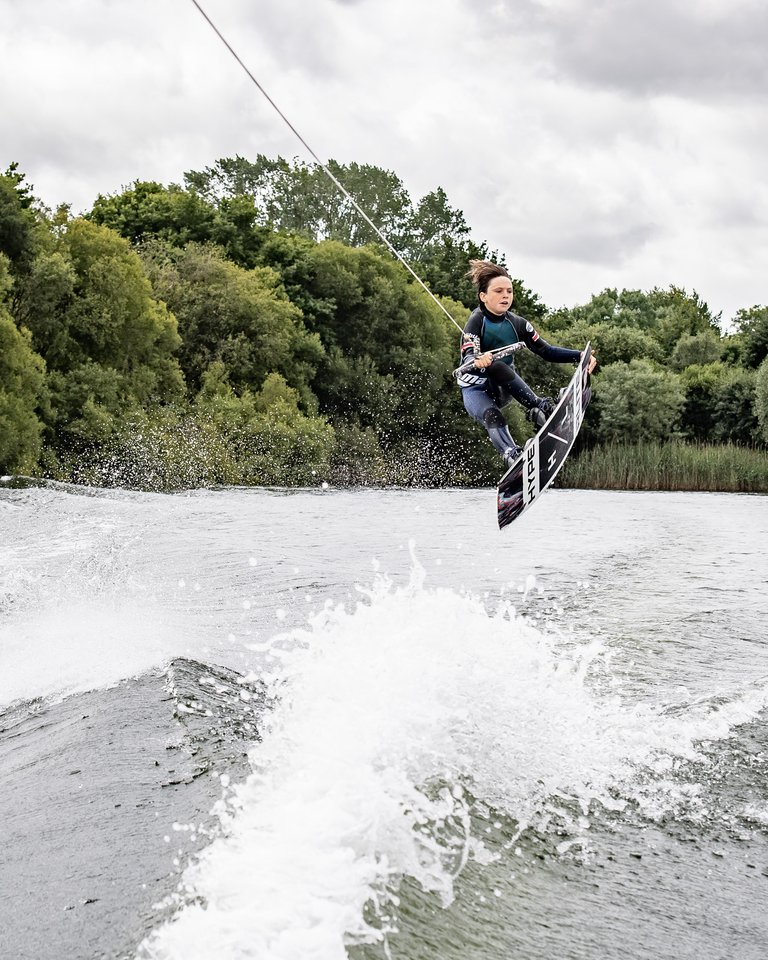 Marley O Toole at the 2022 Malibu Boats UK Wakeboard And Wakesurf Nationals